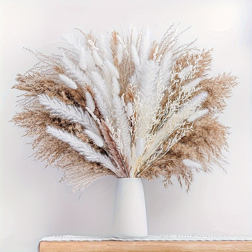 Natural Reed Grass Christmas Dried Flowers Bouquet Finished Product