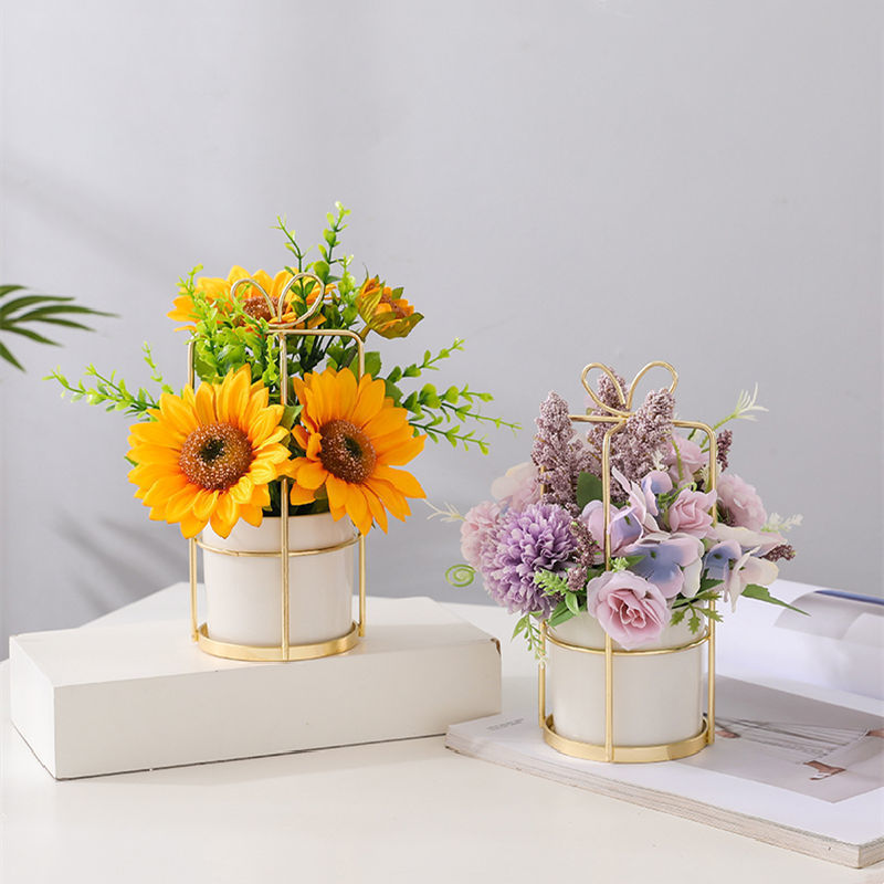 Dried Flower Bouquet Simulation Artificial Flowers Home Decoration Ornaments