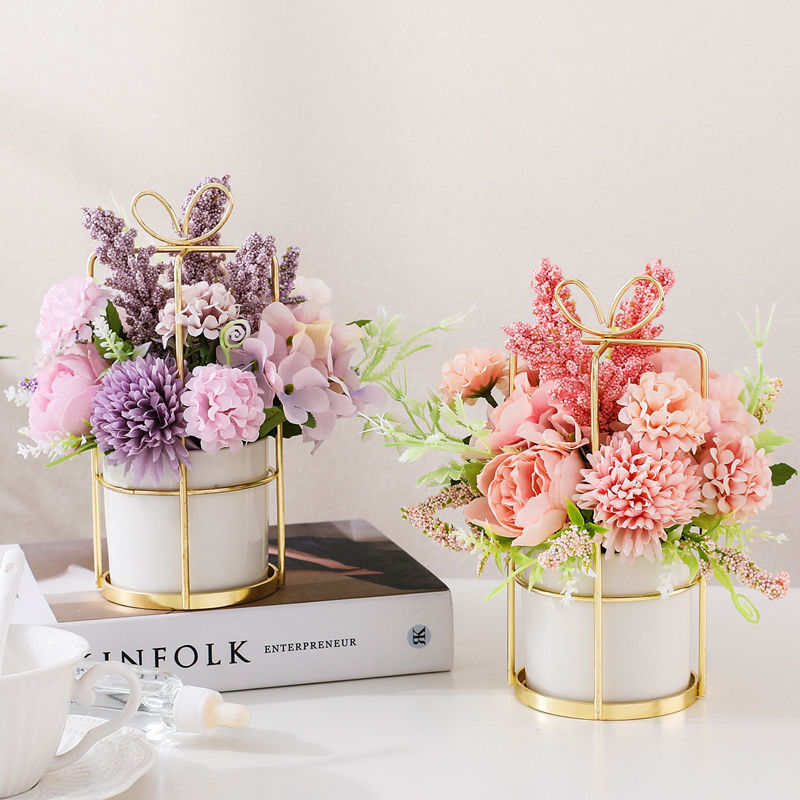 Dried Flower Bouquet Simulation Artificial Flowers Home Decoration Ornaments