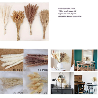 Natural Reed Grass Christmas Dried Flowers Bouquet Finished Product