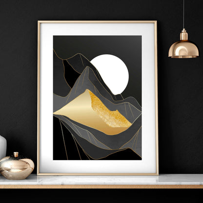 Scandinavian interior decor | set of 3 wall art prints for Living room